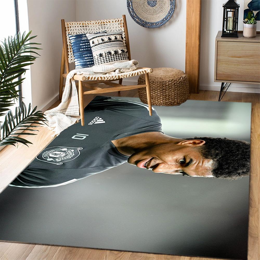 Rashford's Manchester Moment Floor Mat Suitable for Dining Room Kitchen Study room Entryway Anti-slip Rug Office home decor Birthday/Christmas Gift