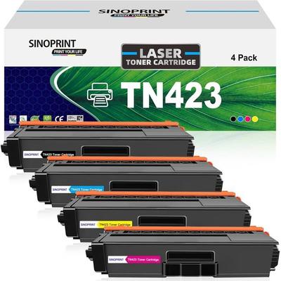 Комплект из 4 совместимых тонеров TN423 для Brother HL-L8260CDW, MFC-L8690CDW, DCP-L8410CDW