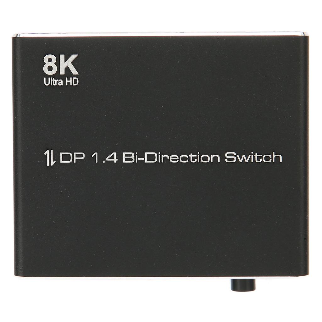 Переключатель Displayport 8K при 30 Гц 4K при 120 Гц 1080P при 240 Гц Двунаправленный DP 2 в 1 вых. или 1 в 2 вых.