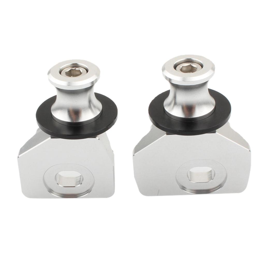 2x Practical Motorcycle CNC Aluminum Chain Adjustment Screw Rocker Reel Slider for Honda CB650R CBR650R CB 650R 14-19
