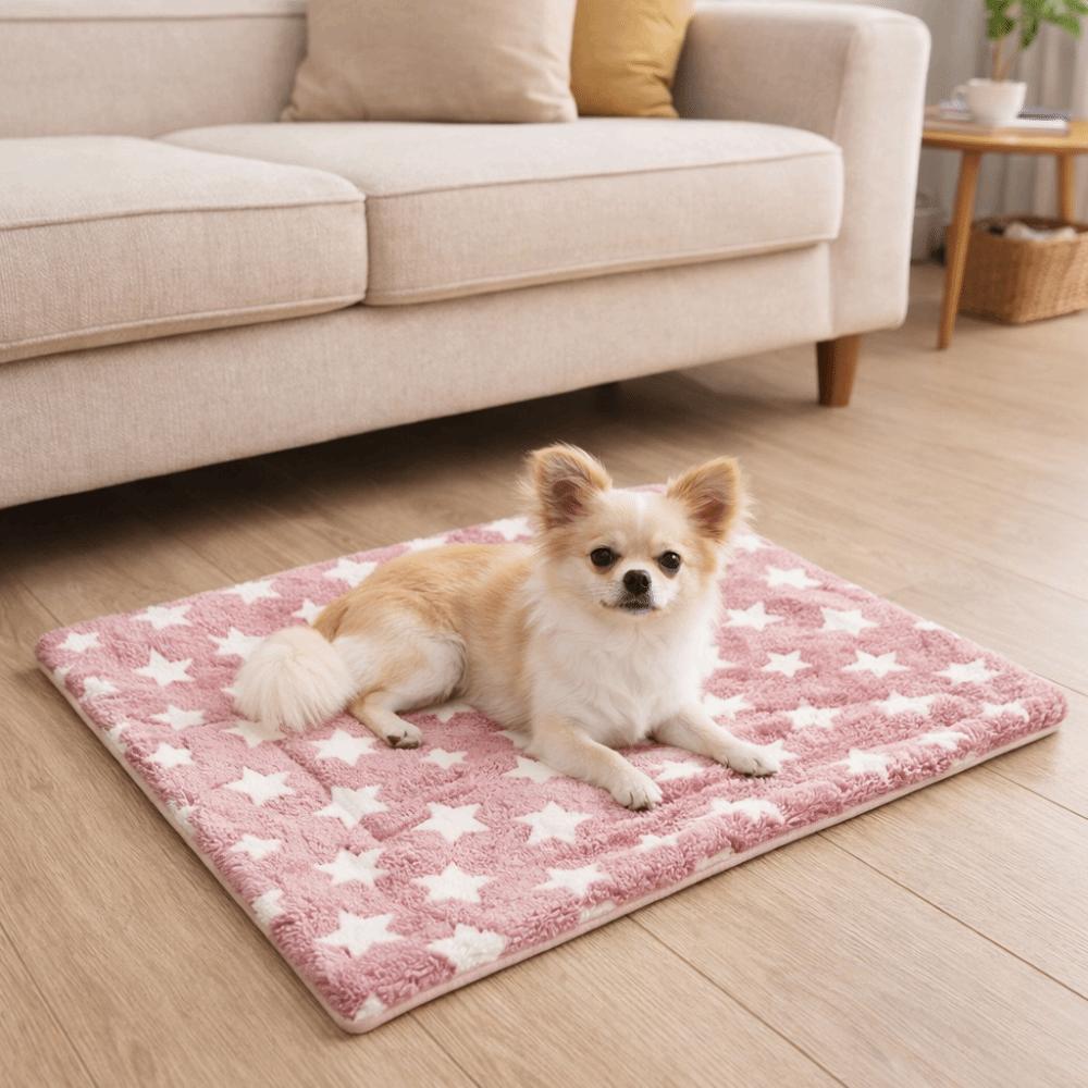 Теплый коврик для сна питомца Утолщенные теплые подстилки для питомцев Подстилка-одеяло для питомца Коврик для дивана собаки Путешествия