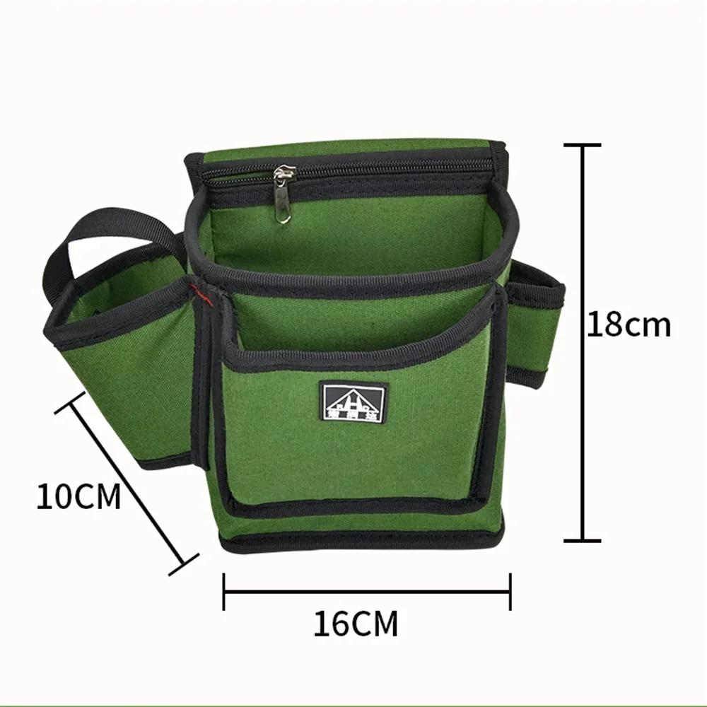 Electric Drill Nailer Waist Tool Hold Mobile Phone Bag Tool Pouch Electrician Tools Work Bag Tool Organizer Belt Bag