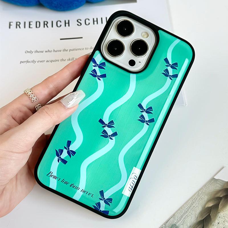 Чехол для iPhone из смолы с защитой от падений и художественным дизайном для HUAWEI mate60pro с изумрудным волнистым узором