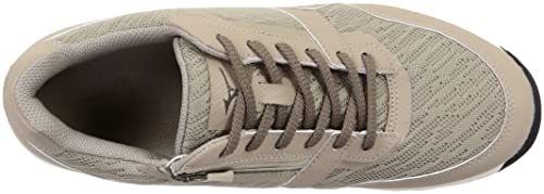 Mizuno LD Around 3 Повседневная обувь для ходьбы, Широкая, Легкая, Бежевая, 24.5 см, 3E