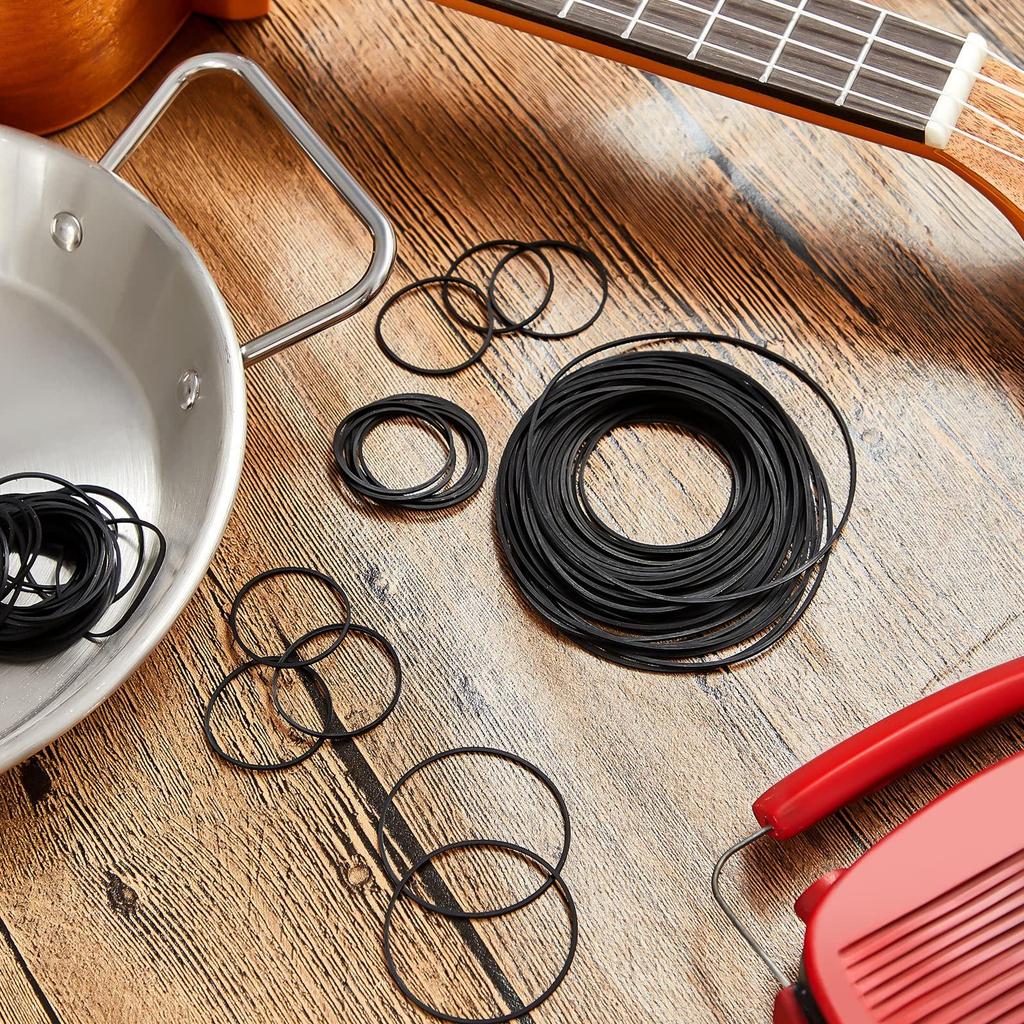 Ленточный ремень для магнитофона, ассорти из обычных квадратных резиновых ремней для рекордеров, приводов Walkman, CD, DVD