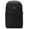 New Artificial Leather Laminated Fabric Backpack Medium Size Unisex Black 090252-01