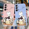 Cat Patterned Soft Silicone Case For Samsung A55 M35 S24 FE Xiaomi Redmi Note 13 Pro iPhone Huawei Honor 200 Realme Camera Protective Shockproof Cover