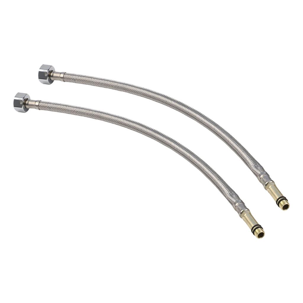 2 шт. G1/2 Соединитель для смесителя для ванной и кухни Гибкие водопроводные трубы из нержавеющей стали Холодная горячая Смеситель Водопроводная труба