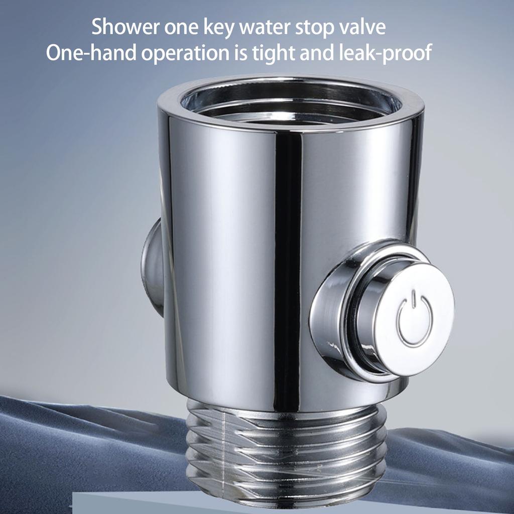Запорные клапаны для душевой лейки 1/2 дюйма, клапаны регулировки потока воды для душевого кронштейна, шланга или биде-лейки, легкая установка