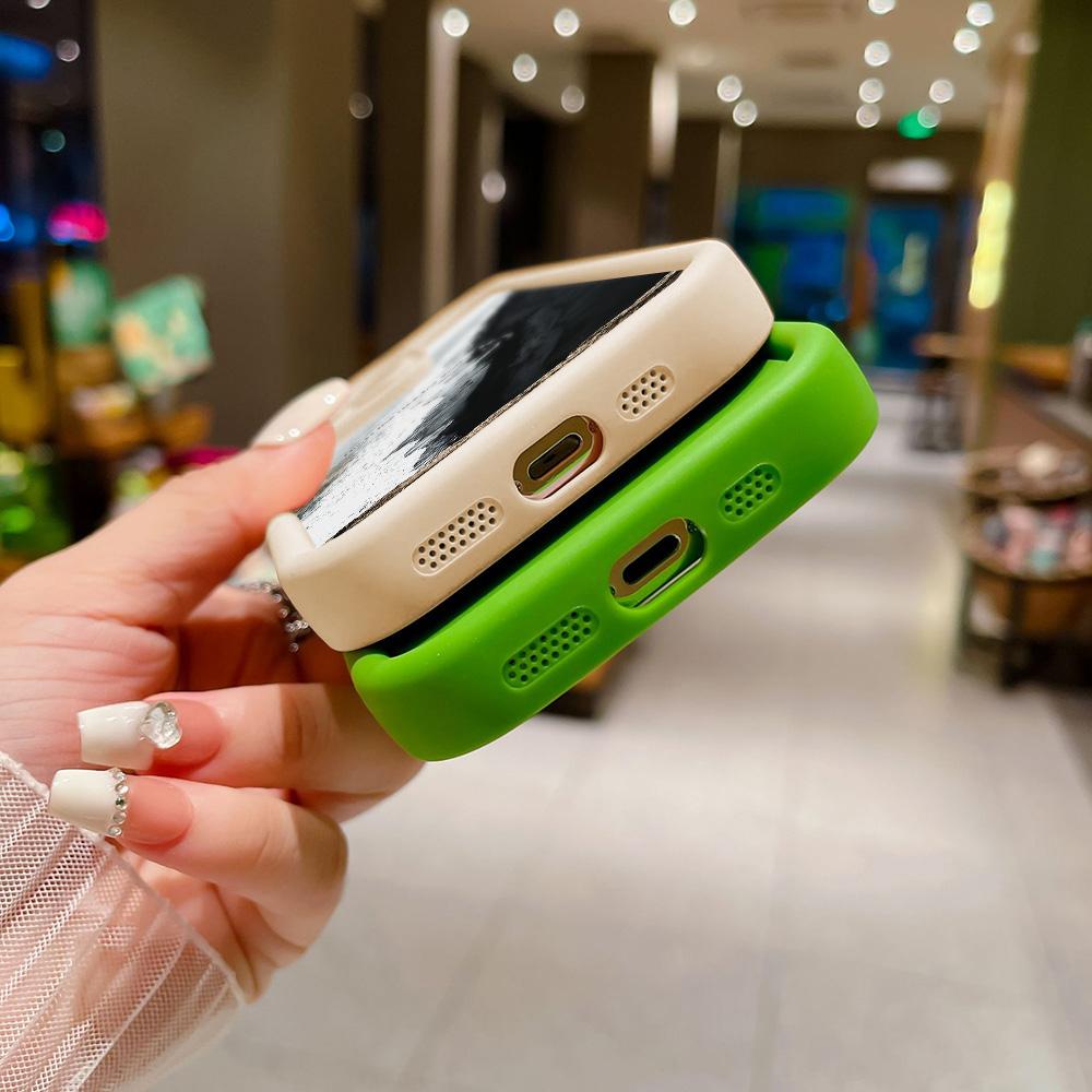 Чехол для телефона для iPhone 11 Cases Iphone 13 Pro Max 14 15 12 XR XS X 7 8 Plus SE 13promax Мягкий силиконовый чехол-накладка из ТПУ