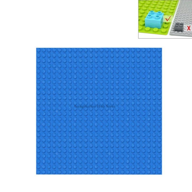 Большая базовая пластина для строительных блоков 24x24 точки, Базовая пластина-аксессуар для DIY настенной сцены, Совместима со всеми классическими брендами игрушек-кирпичиков
