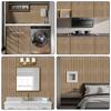 3M PVC Self-adhesive Waterproof Wallpapers Wood Grain Wall Stickers Furniture Renovation Film Restaurant Bedroom Home Decor