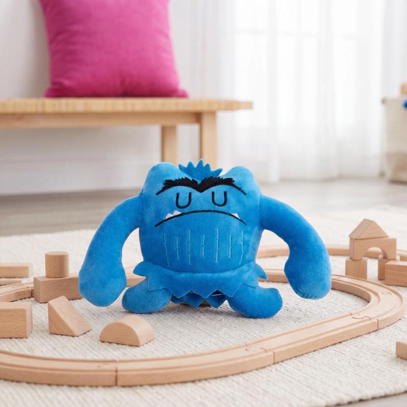 5 Inch Monster Plush Multi Color Soft Stuffed Doll Stress Relief Toy Gift For Kids Bedroom Decor Birthday Party Supplies