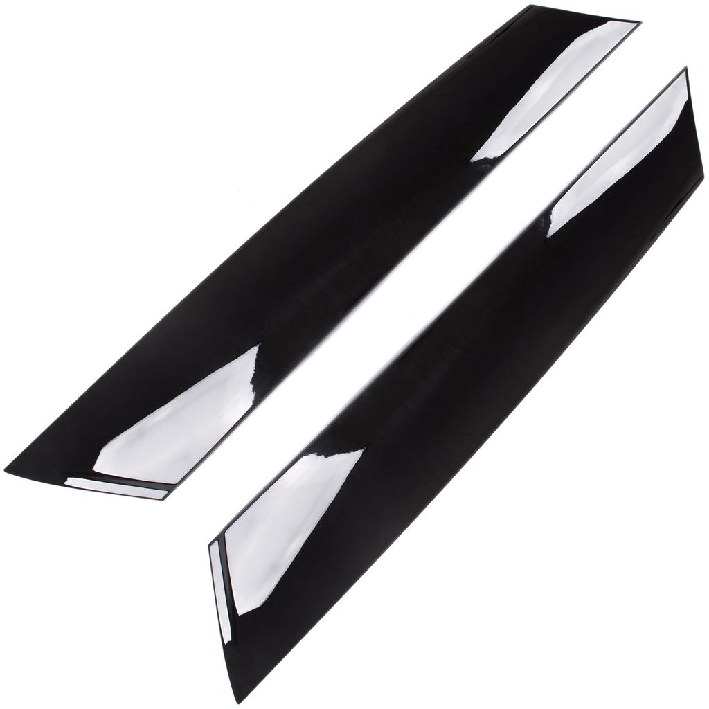 MINI R55 A-pillar outer cover strip BLACK GLOSS left + right 2 pcs. SET