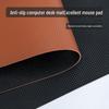 Custom Waterproof & Oil-Proof Carbon Fiber Desk Mat with Logo, Large Mouse Pad