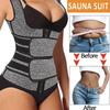 Women Sweat Sauna Body Shapers Modeling Corset Sweat Belt Waist Trainer Thermo Slimming Belts Loss Weight