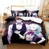 Комплект постельного белья Death Parade Single Twin Full Queen King Size Bed Set Adult Kid Bedroom Duvetcover Sets Anime Parure de lit Bed