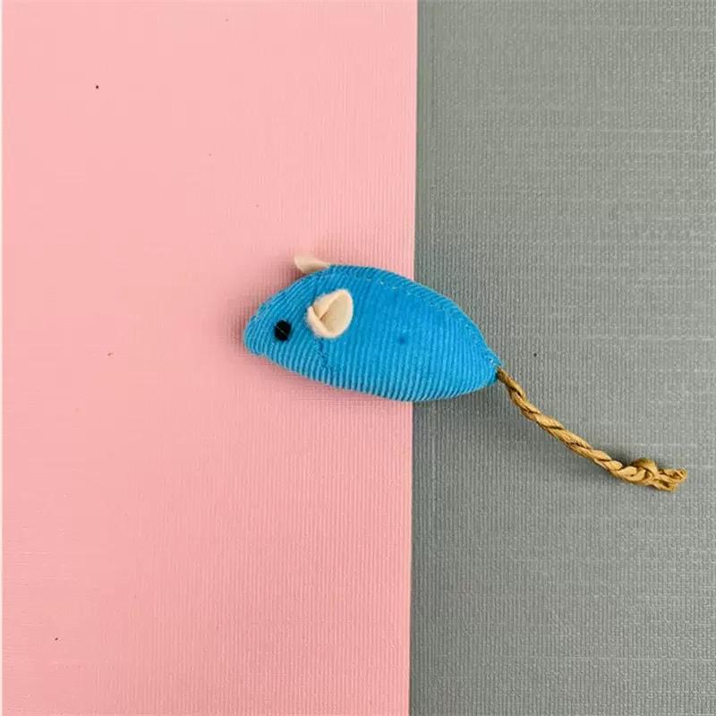 Забавная плюшевая мышь-кошка Игрушка для котенка Цветная Милая Плюшевая Фальшивая Мышь Аксессуары для домашних кошек Игрушка для питомца Мыши Кошки Игрушки с кошачьей мятой Интерактивная