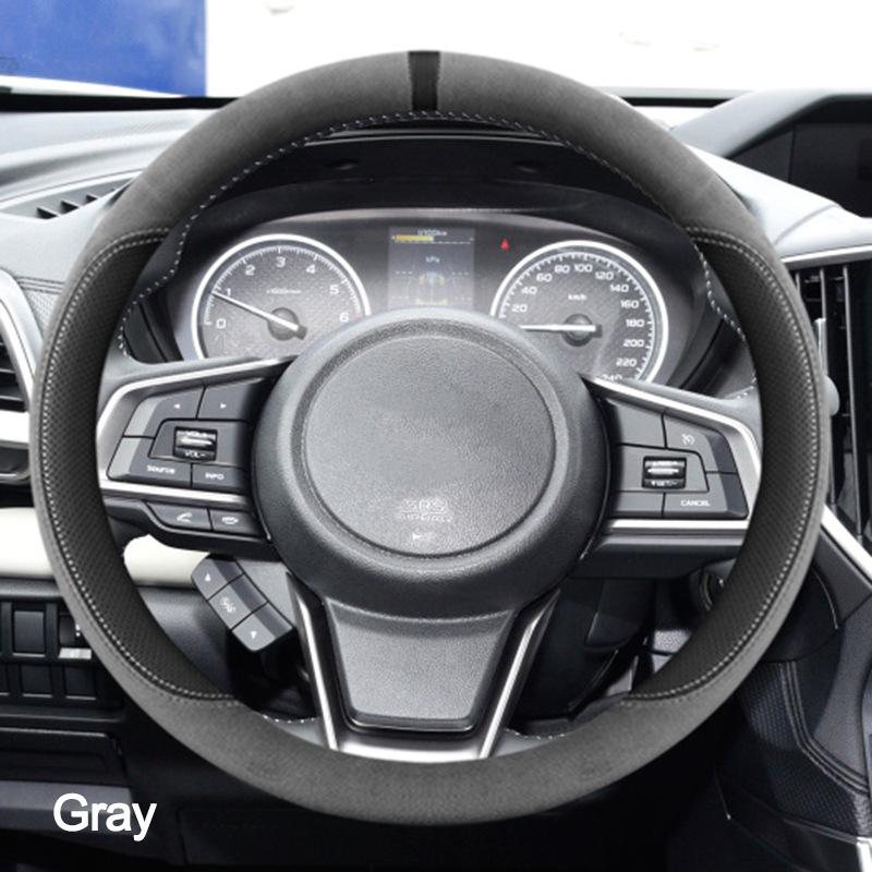 Защитная оплетка руля из замши для Subaru Forester Legacy Outback Impreza XV BRZ Тип O