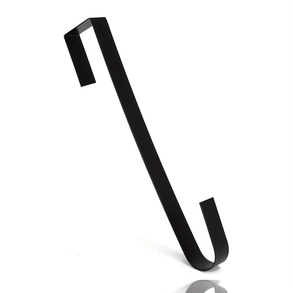 1 прочный металлический каркас для цветочного кольца для подвешивания на дверь - минималистичный дизайн, подходит для рождественского оформления в помещении/на улице