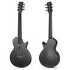Enya Nova Go SP1 Acoustic/Electric Guitar, Carbon Fiber Mini Guitar with AcousticPlus Pickup, Includes Guitar Case and Strap (Black)