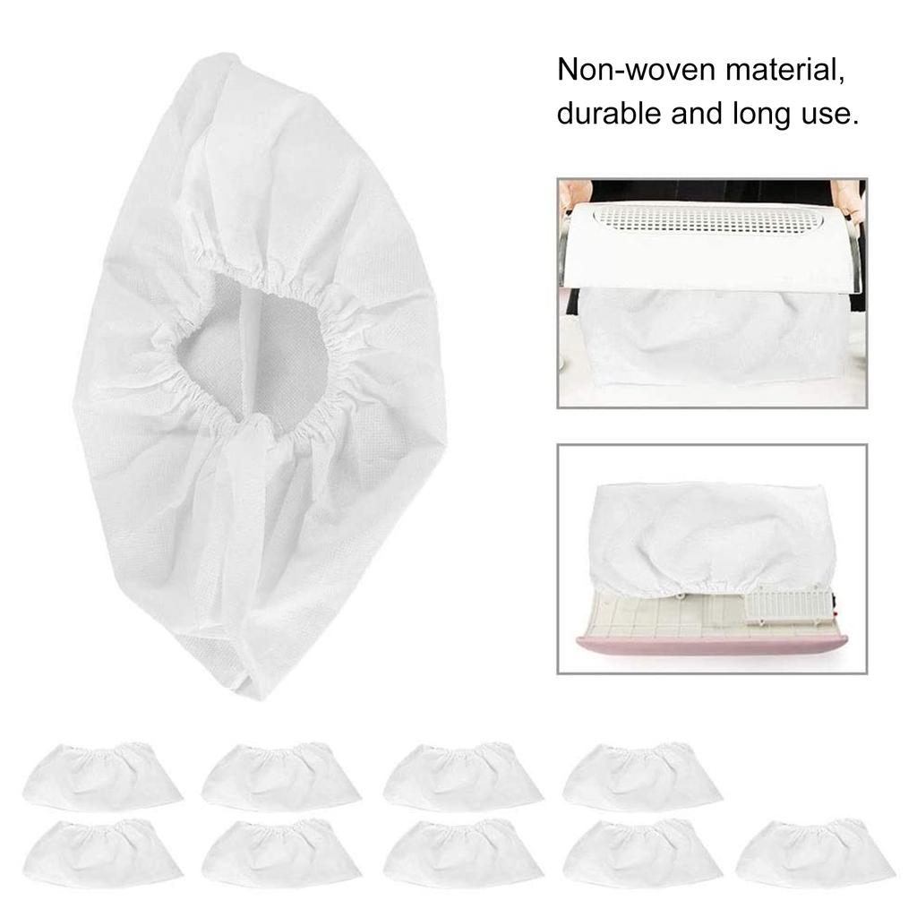 10Pcs Non woven Replacement Bags For Nail Art Dust Suction Collector Nail Dust Suction Collector Bag Nail Vacuum