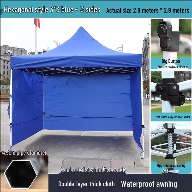 Heavy-Duty Folding Outdoor Pop-Up Canopy