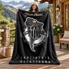 Clube Atletico Mineiro Custom Name Flannel Blanket Personalized Soft Warm Plush Throw Blanket Customized Gift for Family Friends