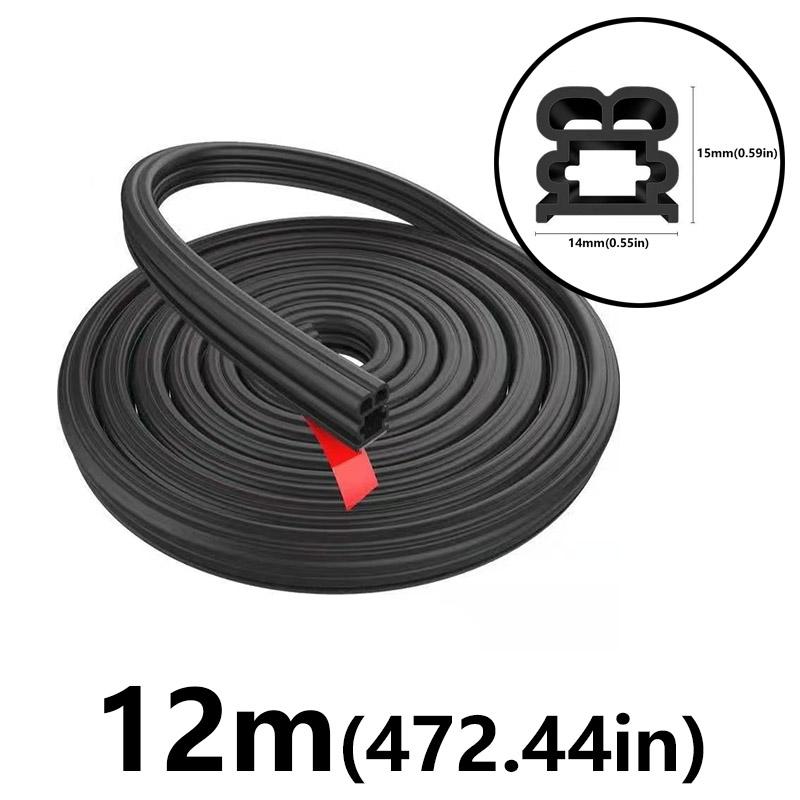 Уплотнительная лента для двери багажника автомобиля, универсальная пыле- и шумоизоляционная уплотнительная лента, двухслойная резиновая лента для дверей автомобиля