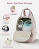 VEVOR Breast Pump Backpack, Breast Feeding Bag with Ice Pack, Fits for S1/S2, Pumping Accessories & Breastmilk Storage