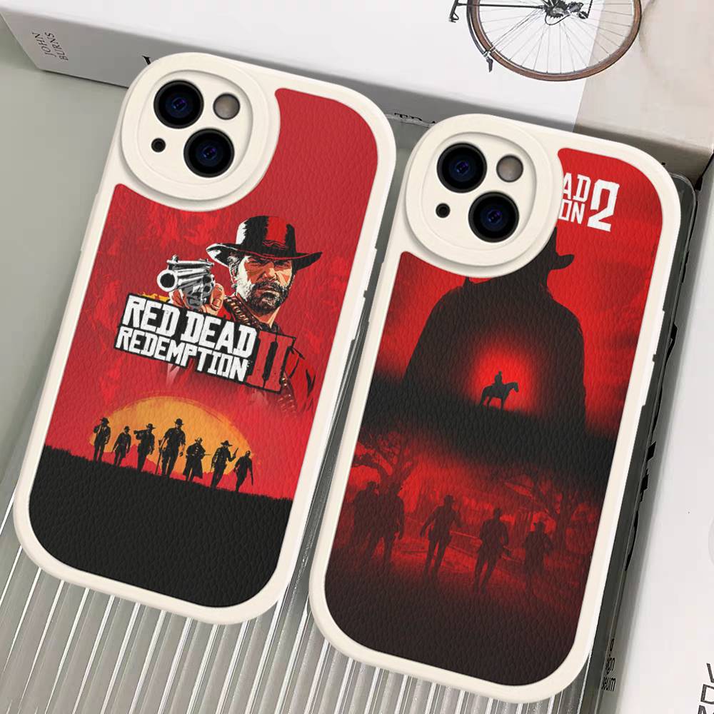 Игровой Чехол для Телефона из Кожи Red Dead R-Redemption Для IPhone 15 14 13 Pro Max 12 11 16 Plus Чехол для Телефона