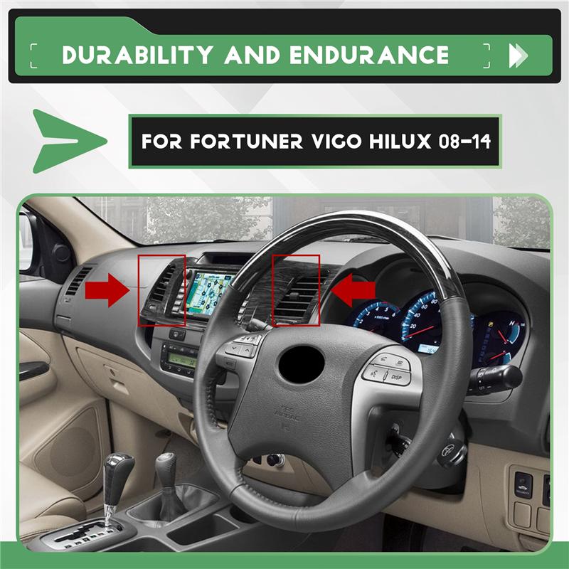 Центральная решетка воздуховода кондиционера на переднюю панель автомобиля для TOYOTA FORTUNER VIGO HILUX 2008-2014