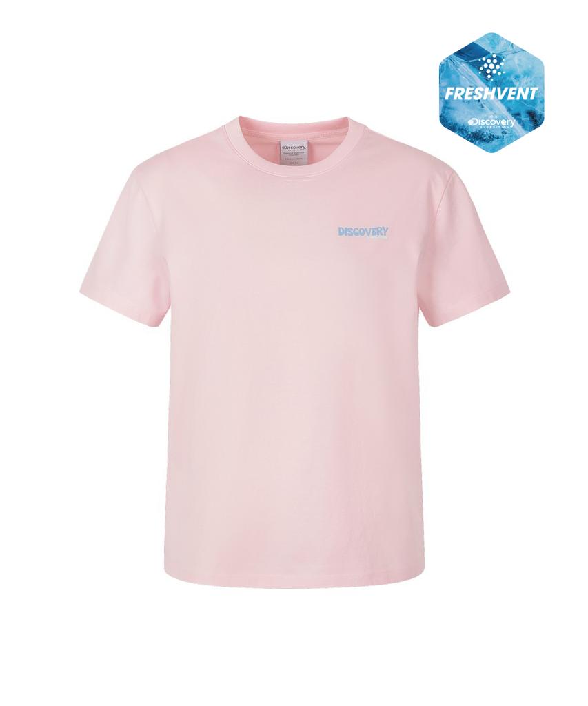 DISCOVERY EXPEDITION Women'S Freshvent Summer Flow Short Sleeve T-Shirt (L.Pink)