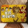 Cartoon B-Big M-Mouth Floor Mat Soft Flannel Floor Mat  Suitable for Entryways, Living Rooms, Bedrooms, and Bathrooms