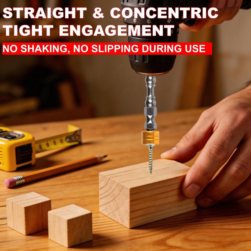 Titanium Coated Drill Bit And Socket Set With Portable Storage Box For Home Repair Diy Woodworking Projects