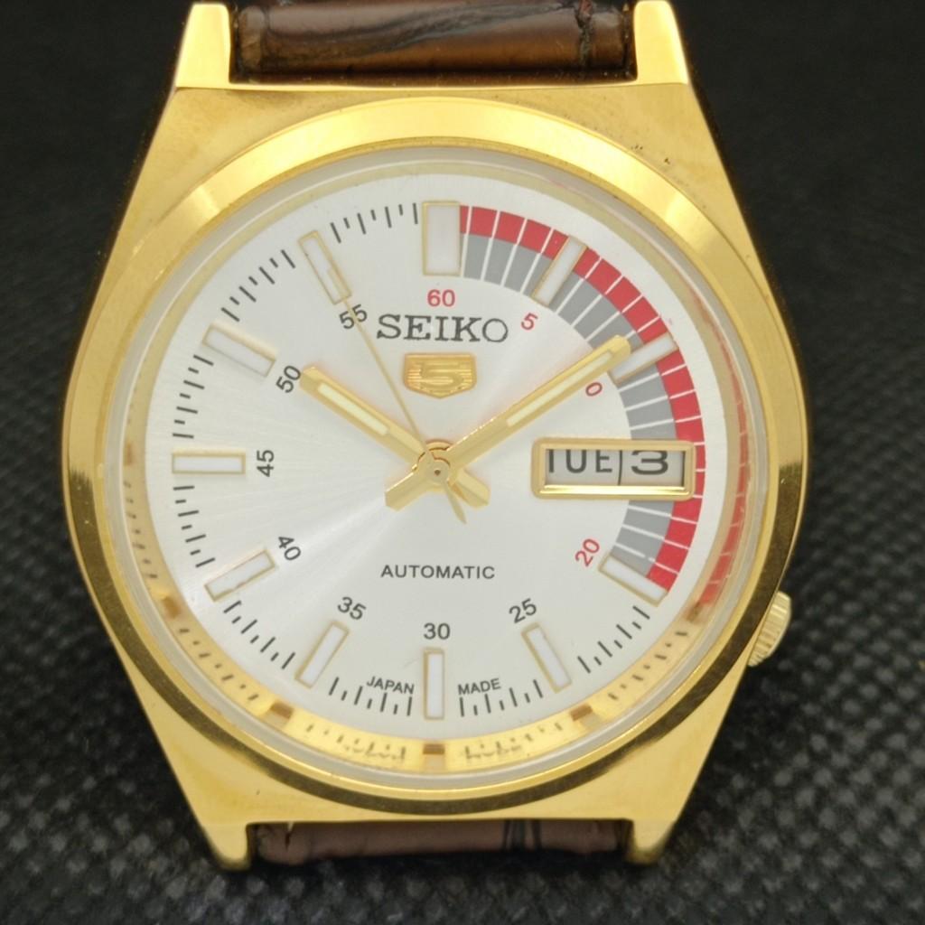 ВОССТАНОВЛЕННЫЕ ВИНТАЖНЫЕ SEIKO 5 AUTO 6309A ЯПОНИЯ МУЖСКИЕ D/D СЕРЕБРЯНЫЕ ЧАСЫ a309508-13