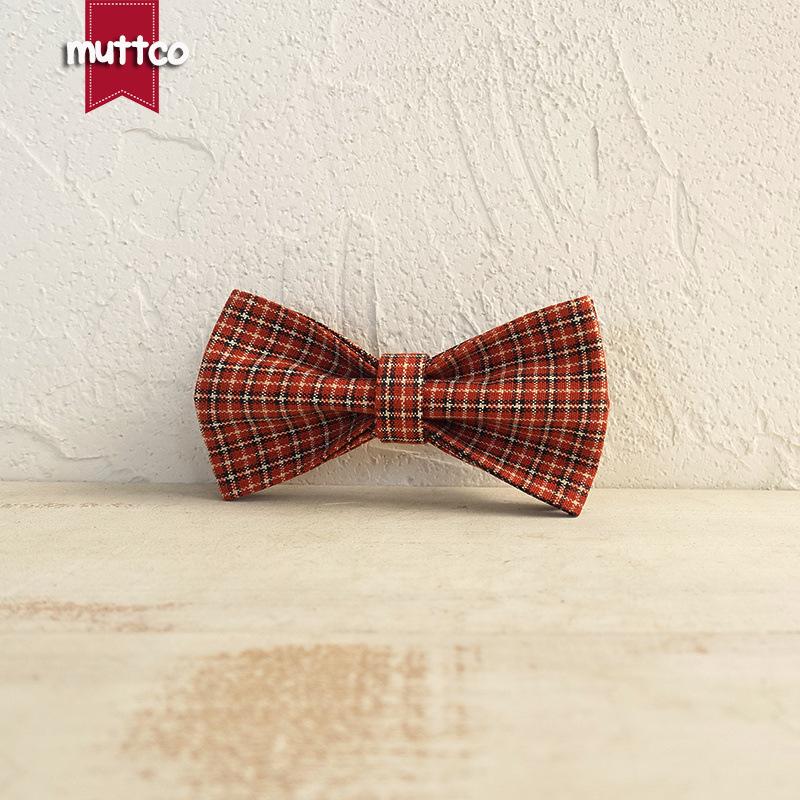 Креативный ручной галстук-бабочка для собаки - MUTTCO UBT-103 Аксессуары для питомцев