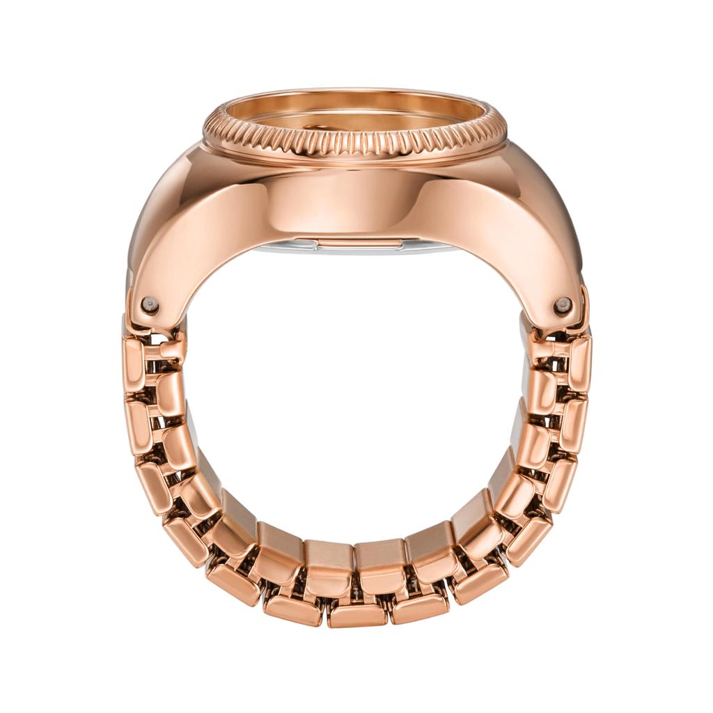 Женское кольцо-часы Fossil ES5247 Розовое золото