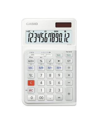 Эргономичный 12-значный бизнес-калькулятор Casio JE-12E