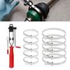 Red Heavy Duty Adjustable CV Boot Clamp Pliers Stainless Steel Includes 20 Bands Antiskid Car Truck SUV Professional Universal Fit