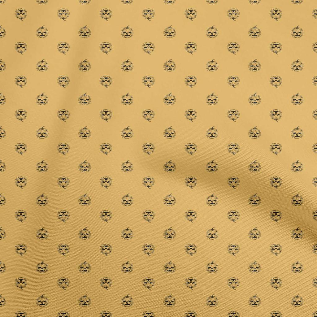 oneOone Ткань Cotton Flex Light Green на тему Хэллоуина Ткань для шитья тыквы по ярдам Печатная одежда своими руками Швейные принадлежности 40 дюймов
