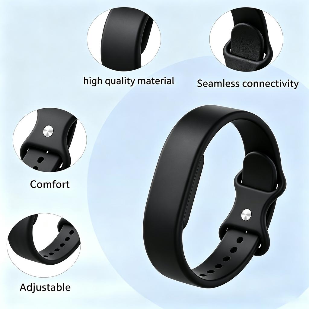 Breathable Strap for Google Fitbit Air Smartwatch Accessories Sport Silicone Loop Replacement Bracelet Correa Fitbit Air Band
