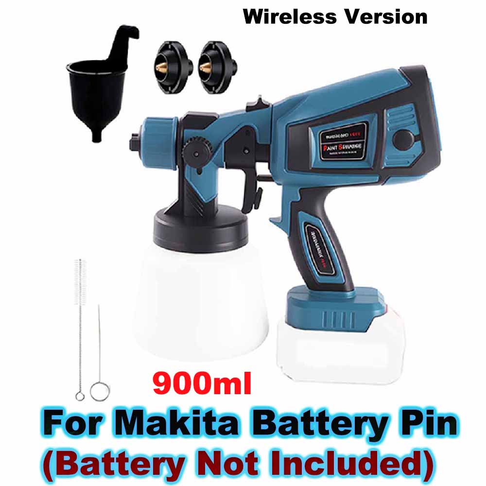 Electric Spray Gun 850W High Power Paint Sprayer Home DIY UK/US/EU Plug Auto Furniture Steel Coating Airbrush with 3 Nozzles