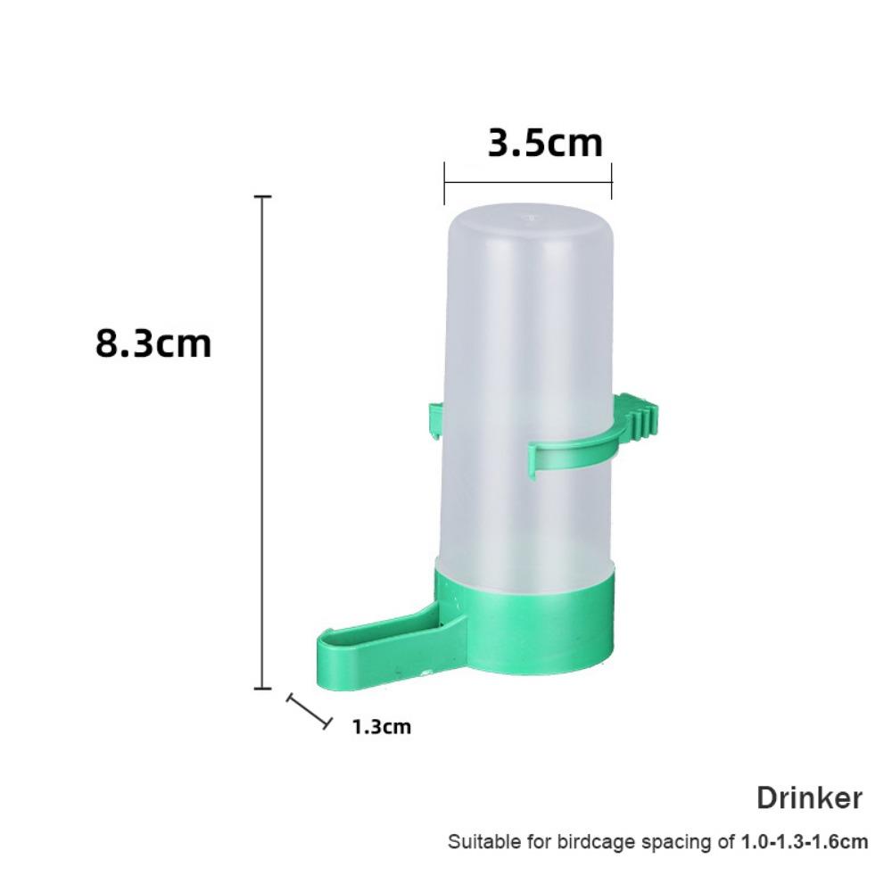 Plastic Bird Automatic Drinker Automati Parrots Feeder Waterer Bird Water Dispenser  Parrots