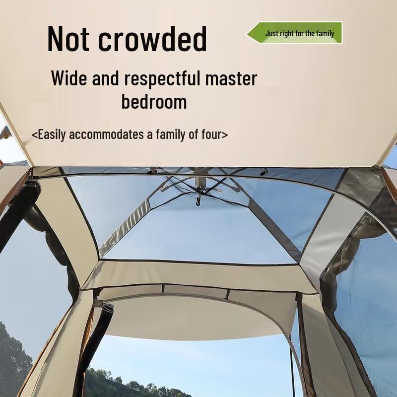 Outdoor Footprint A58 Automatic Camping Tent - Cloud Grey