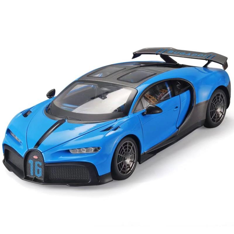 1/18 Суперкар Bugatti Chiron Сплав Литой Игрушка Масштабная Модель Автомобиля Звук и Свет Миниатюрный Транспорт Детская Игрушка Коллекция Декоративный Подарок