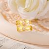 Cazador Adjustable Cute Walking Cat Rings for Women Stainless Steel Jewelry Gold Color Finger Rings Party Gift Wholesale 2026
