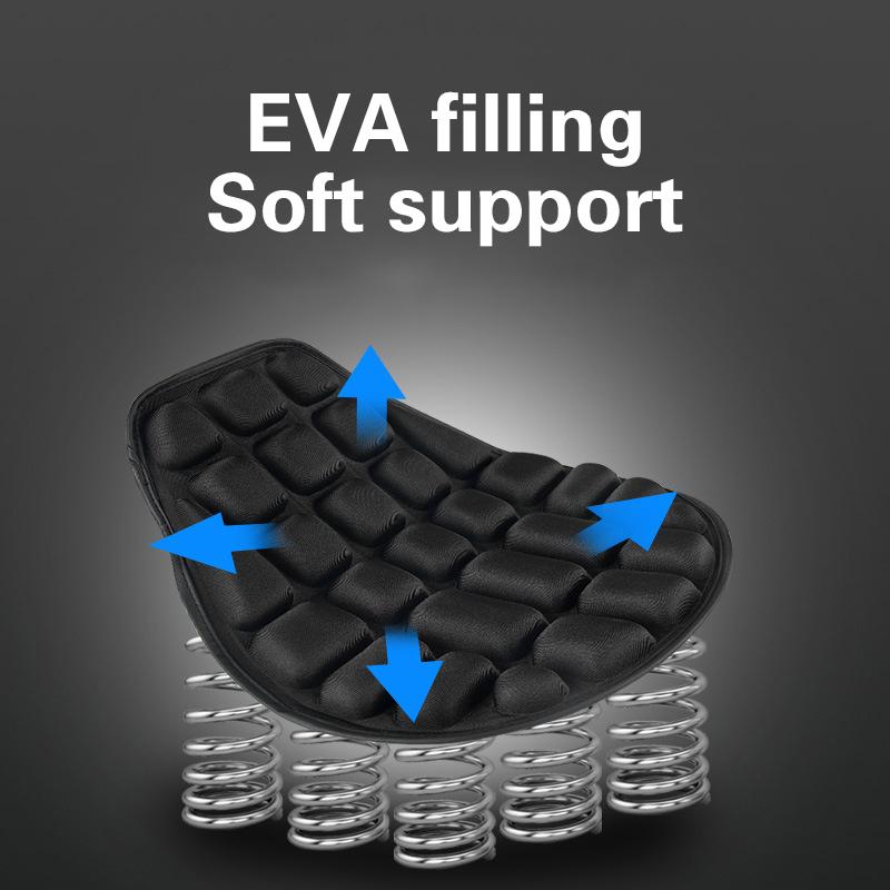 Новый чехол для сиденья мотоцикла Air Pad Мотоциклетная воздушная подушка Чехол для сиденья с защитой от давления Универсальные сиденья для мотоциклов