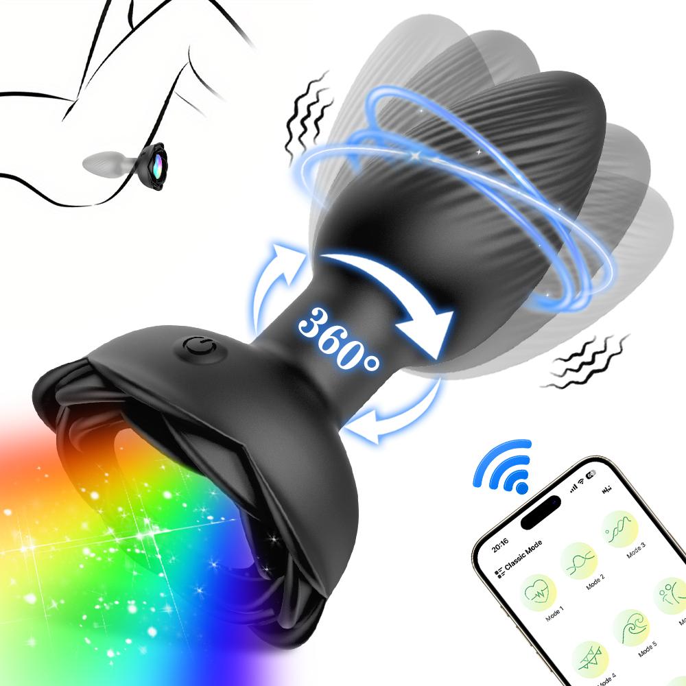 Anal Plug Vibrator Gay Anal Huge Dildo Toy Butt Plug Masturbation Tool Penetration Anal Vagina Vibration Men Women Sex Toys