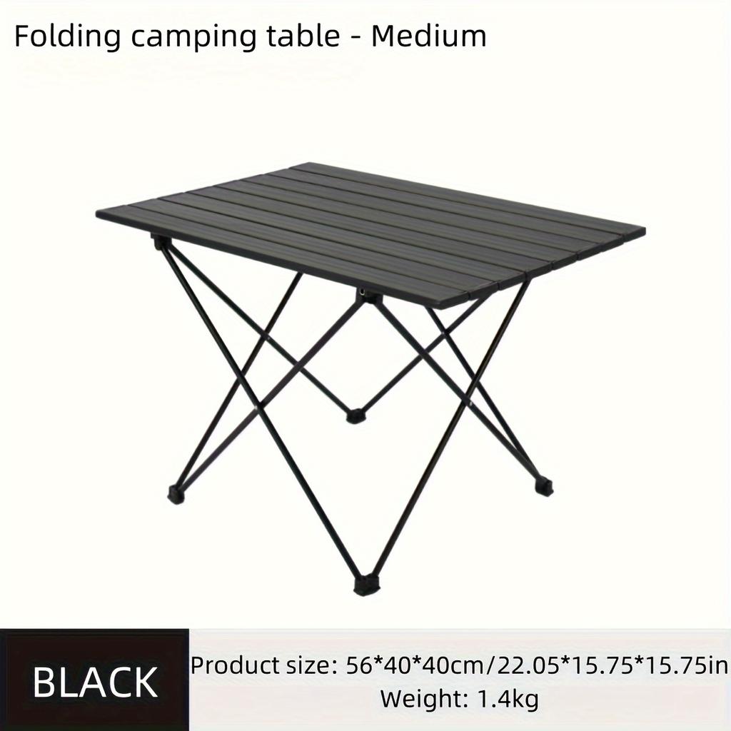 Портативный складной алюминиевый стол, 1 шт. - ультра портативный, компактный и прочный, подходит для пикников на открытом воздухе, кемпинга, барбекю